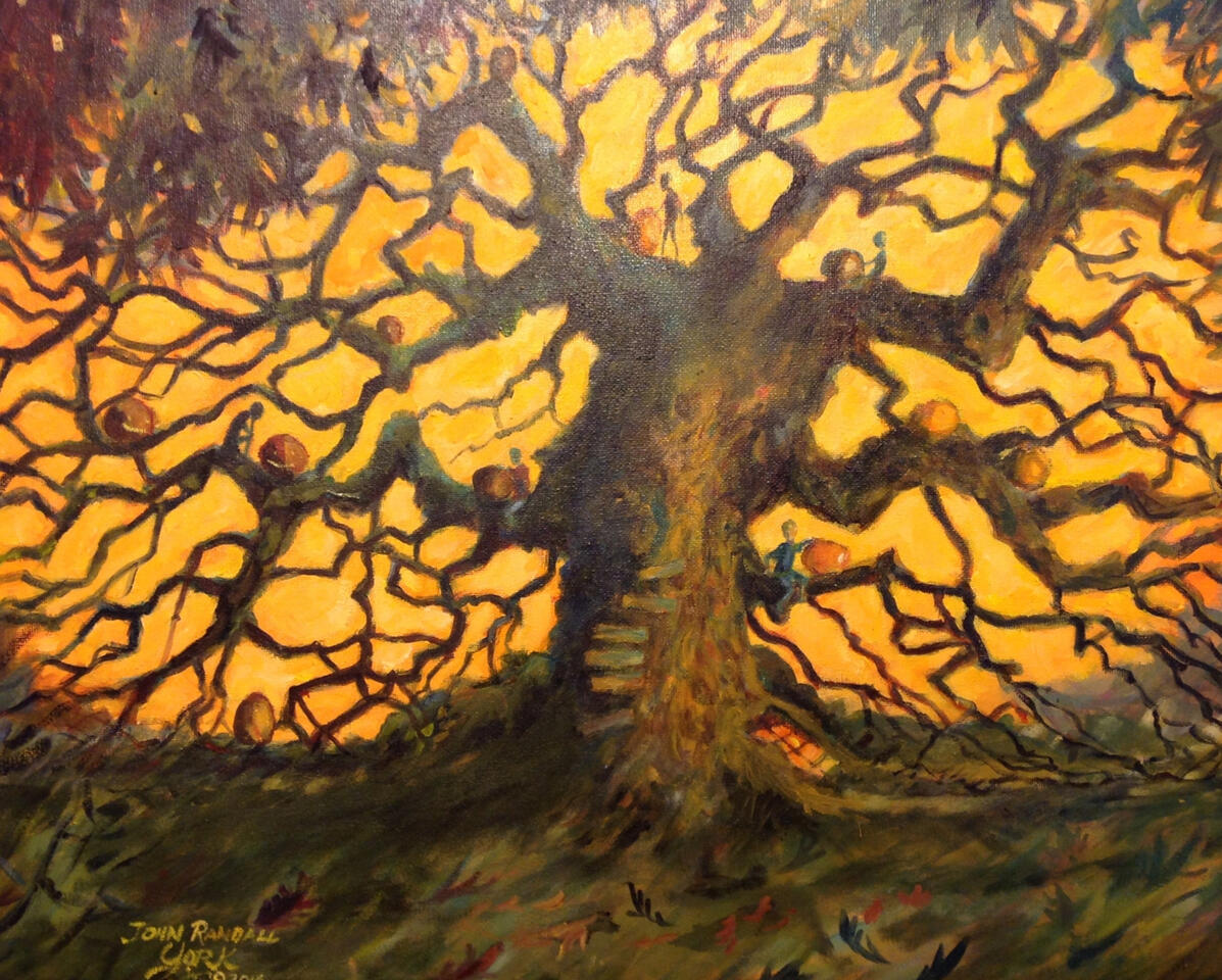 Picture in a Story Book, Oil on canvas, John Randall York