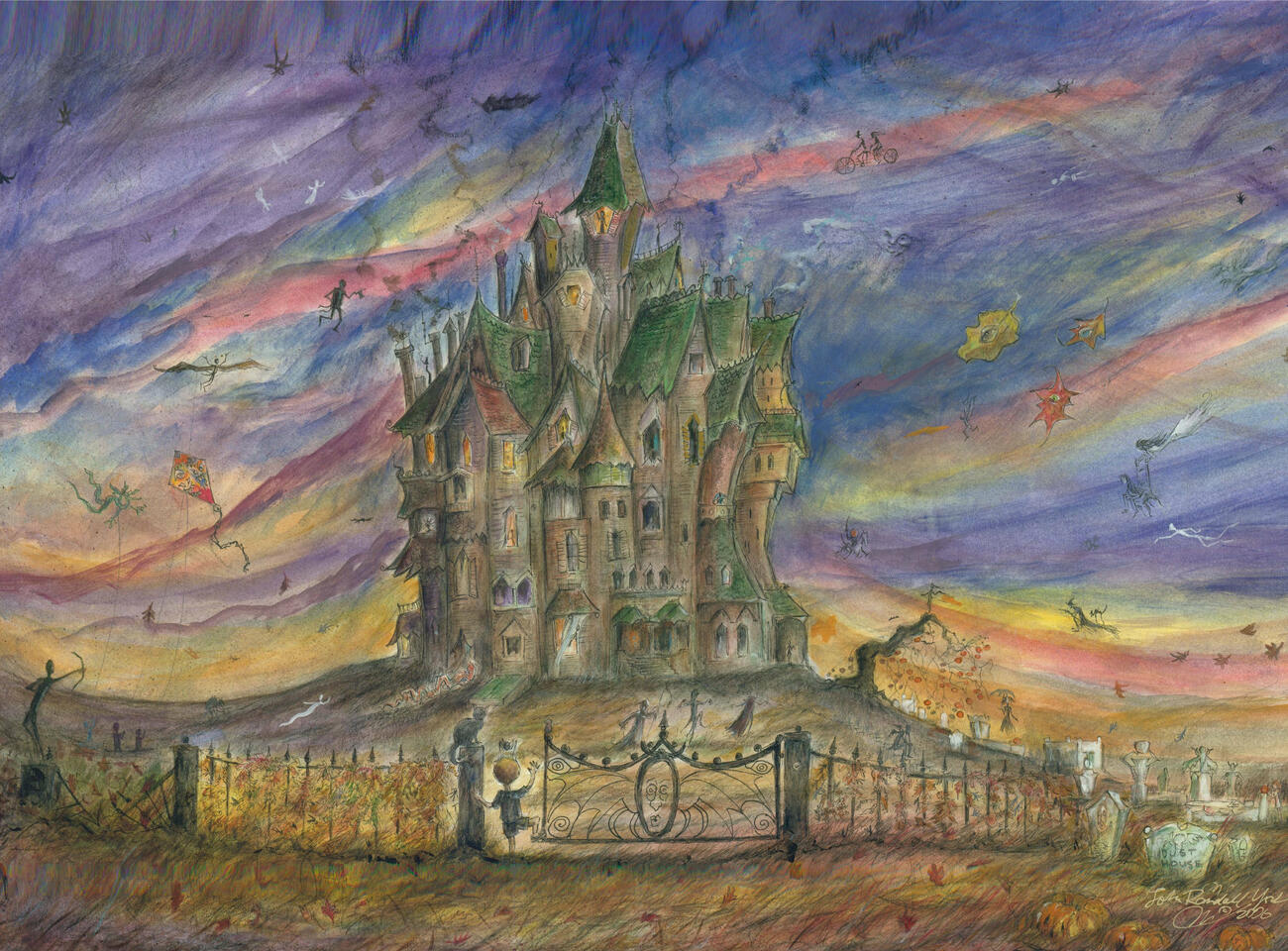 From the Dust Returned, Watercolor, John Randall York